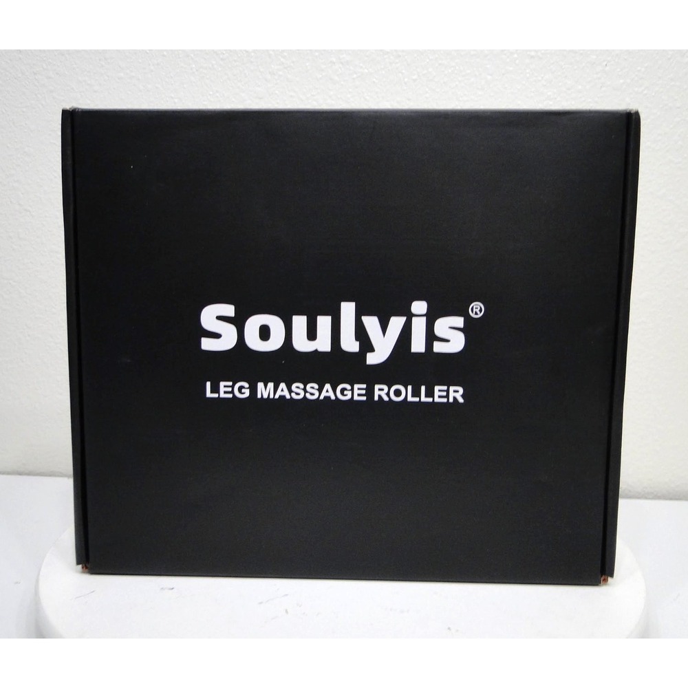Soulyis Leg Massage Roller Manual Acupoint Muscle Relief Tool White Orange